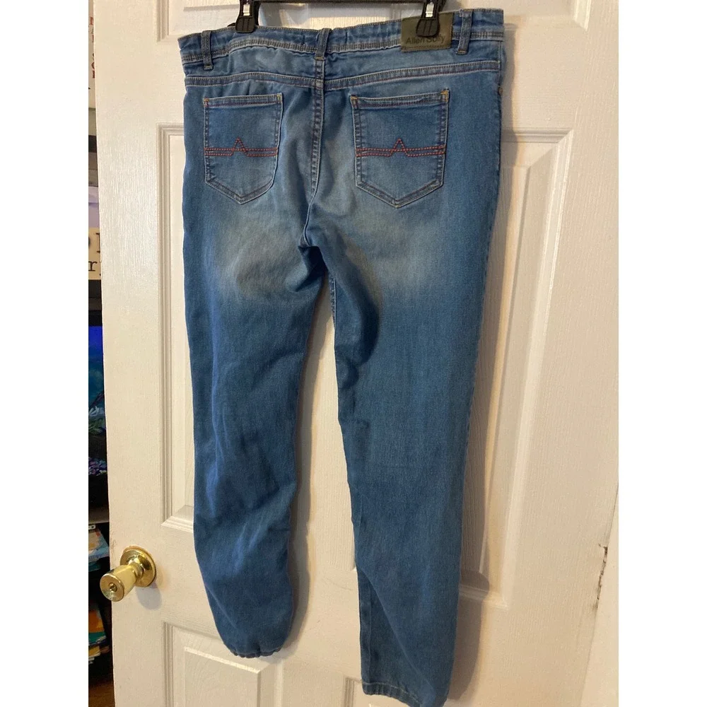 Allen Solly girls Skinny Jeans Medium Wash‎ Blue Denim Size 11-12Y XL
